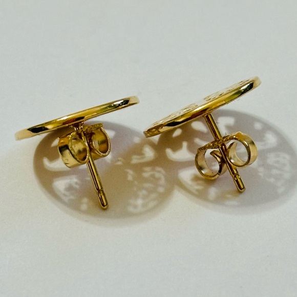 JAMES AVERY - SOLID 14K GOLD FOUR SEASONS STUD EARRINGS - LIKE NEW CONDITION - Picture 10 of 11